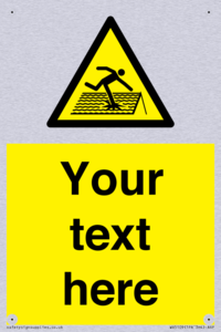 Custom Figure on Roof Sign